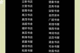 电商书店名字、电商书店名字大全