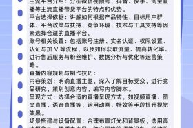 电商直播培训学习表现、电商直播培训教学计划及大纲
