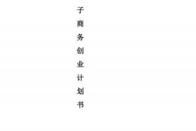 农业电商项目，农业电商项目计划书