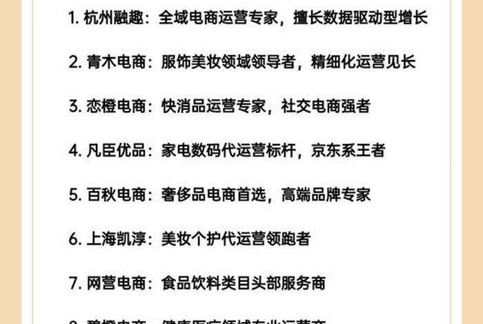 杭州电商公司排名一览表(杭州电商公司排名一览表最新) 杭州电商公司排名一览表(杭州电商公司排名一览表最新)