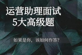 电商助理面试、电商助理面试常问的问题