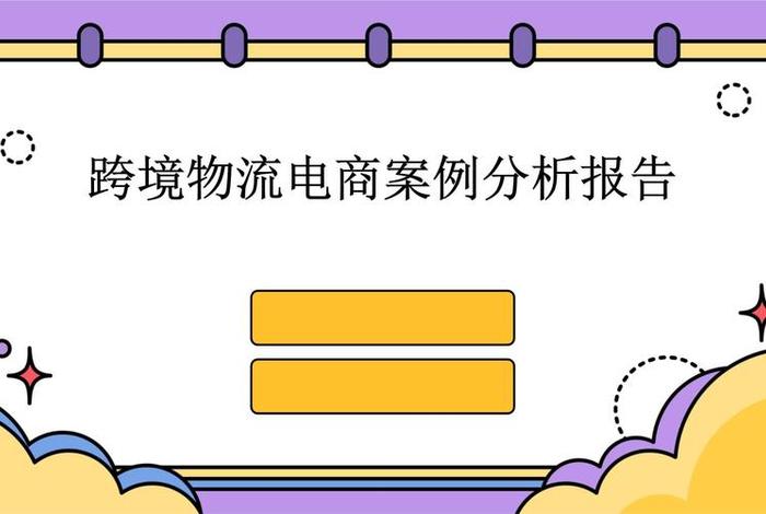 电商案例分析ppt；电商案列