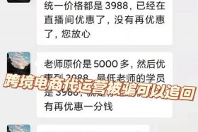 开跨境电商网店被骗35万（开跨境电商网店被骗35万元）
