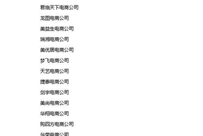 名电商电 - 好的电商名字