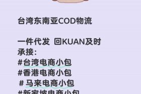 台湾电商跨境物流怎么做，台湾跨境电商cod物流