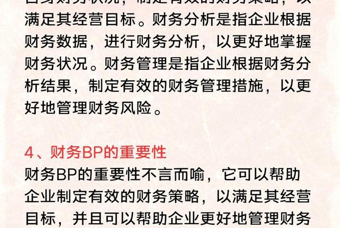 电商财务bp是什么意思（电商财务bp是什么意思啊）