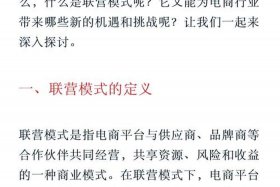 电商合作模式，电商合作模式有哪些