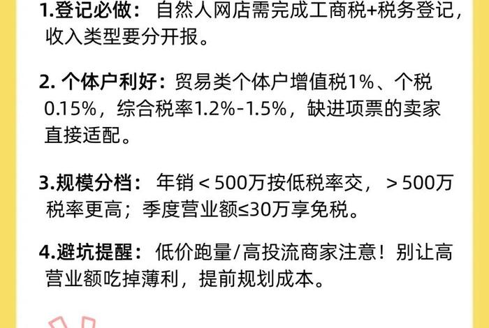 莆田电商收税；莆田电商收税多少