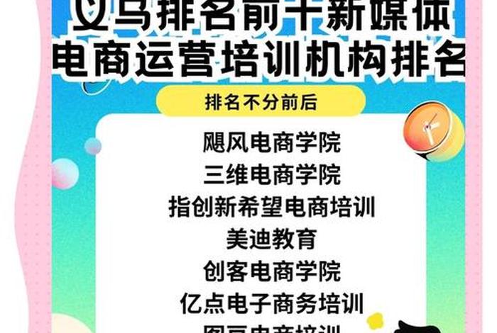 义乌电商培训机构有哪些？哪家比较好、义乌电商培训机构有哪些？哪家比较好一点