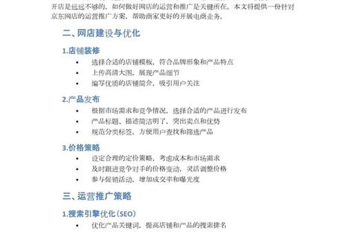 电商平台运营方案模板 电商平台运营方案模板怎么写