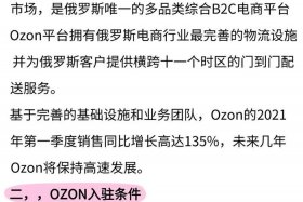 ozon电商平台入驻费用 ozon平台入驻条件