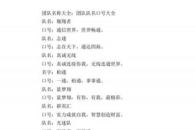 电商团队的队名和口号（电商团队的队名和口号怎么写）