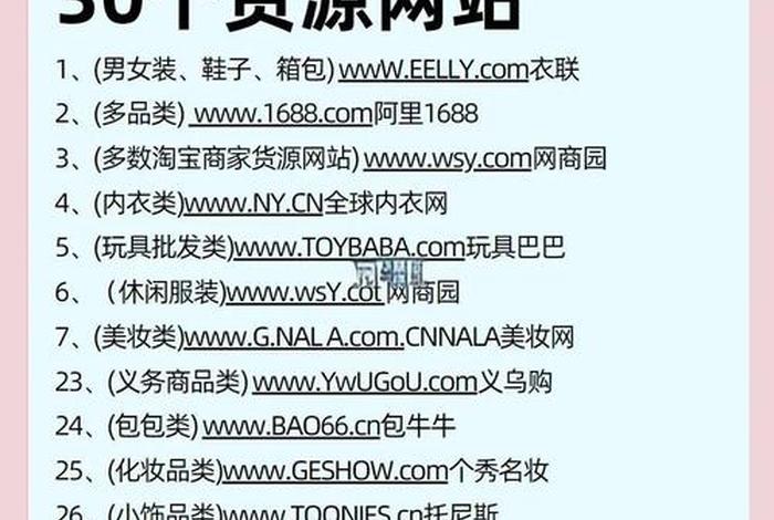 电商的货源网站 - 电商的货源网站有哪些