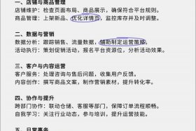 电商全渠道运营；电商全渠道运营工作内容